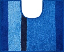 Badematte >ROOM< in blau, 100% Polyacryl SUPERSOFT...